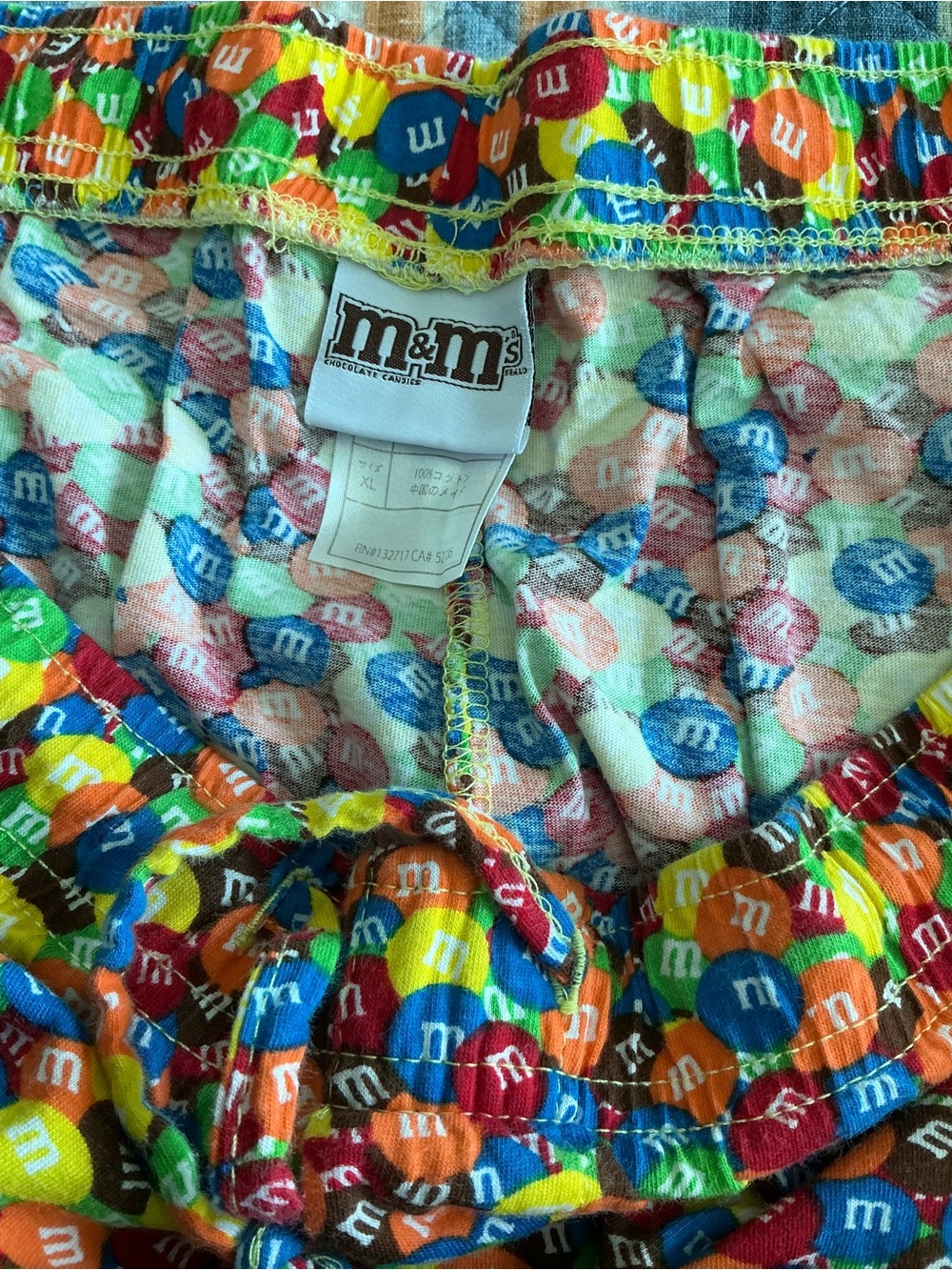 M&M'S Bright Red Blue Green Orange Yellow Lounge Long Pants